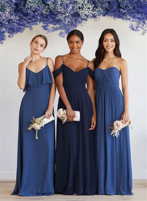 navy blue bridesmaid dresses lulus.